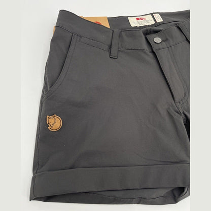 $90 FjallRaven Women’s Abisko Stretchy Trekking Shorts-Dark Grey-30/31” (EU40)