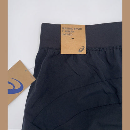 ASICS Men’s Athletic 7" Woven Unlined Running Shorts - Black - Size: Large-New