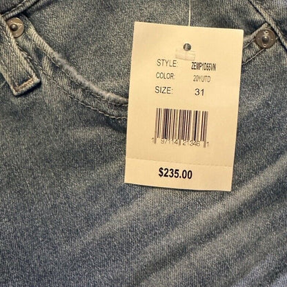 $235 AG Women’s Farrah Boot Crop Denim- 20 Years Undertow Destructed- Size 31