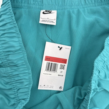 New Arrival* Nike Men’s Woven Lined Flow Shorts FN3307- Aqua - Large -New $50