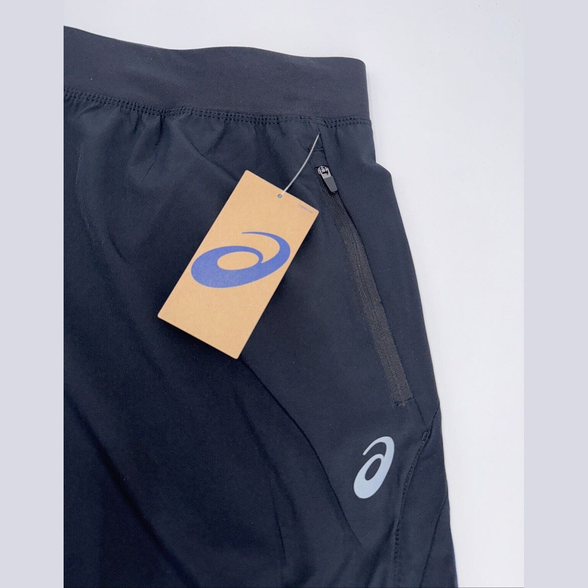 ASICS Men’s Athletic 7" Woven Unlined Running Shorts - Black - Size: Large-New