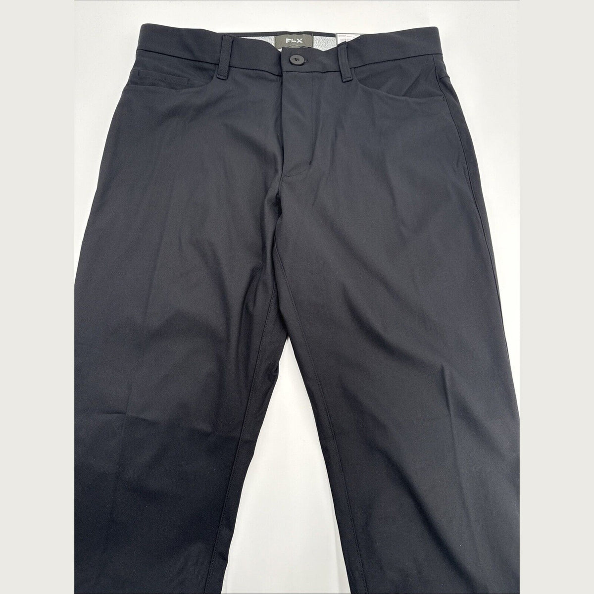 FLX Men’s Premium Slim 5 Pocket Pants- Black- 32W 32L - New Tags