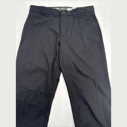 FLX Men’s Premium Slim 5 Pocket Pants- Black- 32W 32L - New Tags