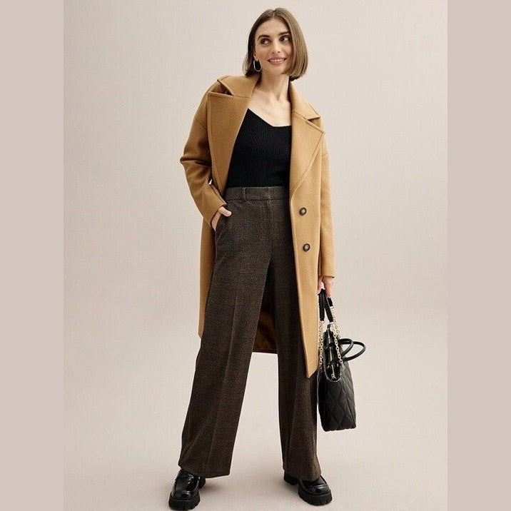 Simply Vera Wang Women’s High Rise Flare Dress Pants - Mini Check- Size: 10 NWT