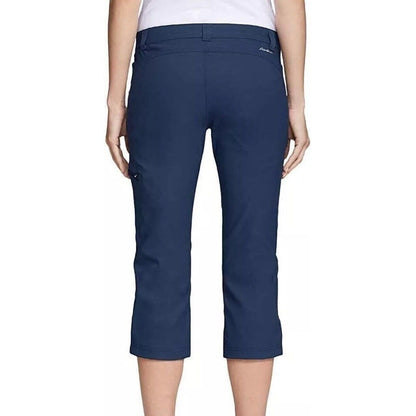 Eddie Bauer Women’s Rainier Capri Hiking UPF StormRepel - Navy - Size: 10 (34”W)