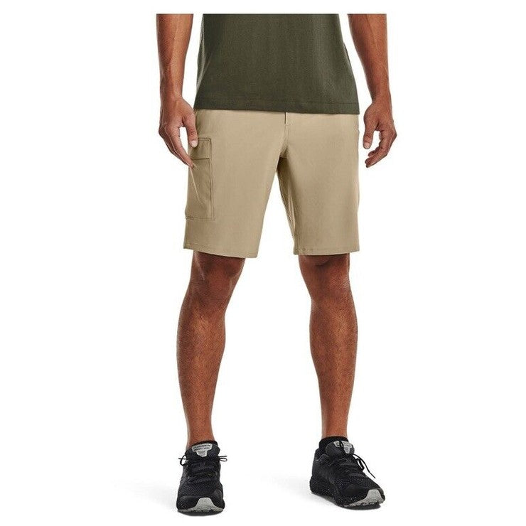 $65 Under Armour Men's UA 10” Mantra Soft Cargo Shorts- City Khaki Size: 30”-NWT