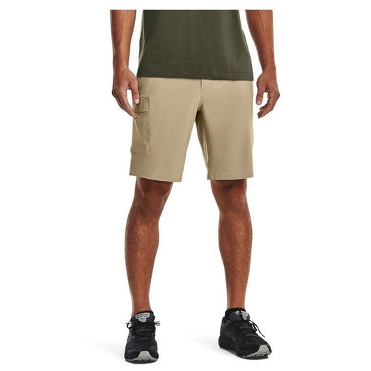 $65 Under Armour Men's UA 10” Mantra Soft Cargo Shorts- City Khaki Size: 30”-NWT