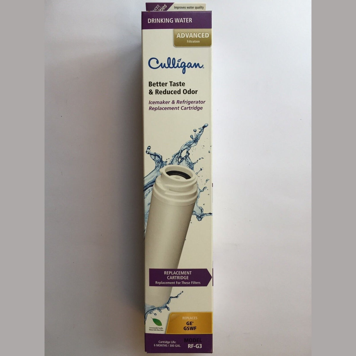 Culligan Refrigerator Water Filter 300 Gal.   RF-G3  Clearance Price!!