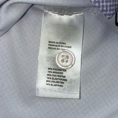 $59 Kenneth Cole Men’s Pique Cooling Performance Polo Shirt UPF 50-Orchid-Small