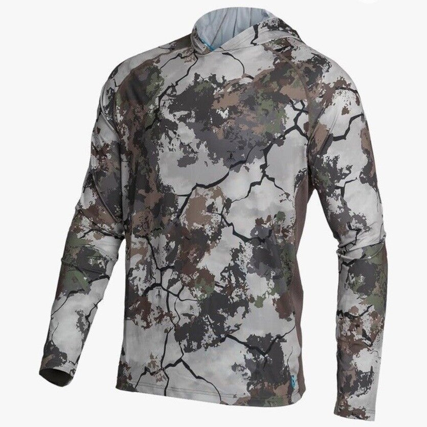 Fieldsheer Performance Men’s Mobile Cooling Long Sleeve Hoody-Kings Camo-Small