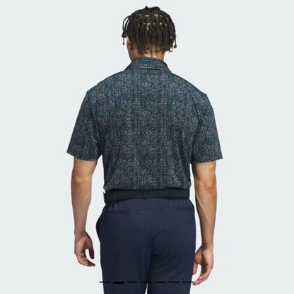 $70 Adidas Men’s Ultimate365 Power Grid Print Shirt -Collegiate Navy- Small-New