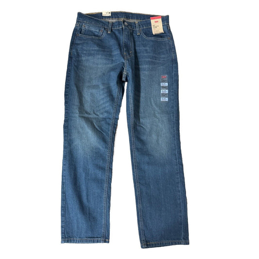 $70 Levi's Men’s 541 Athletic Taper Stretch Jeans-Midnight Rigid-33W x 30L-NEW