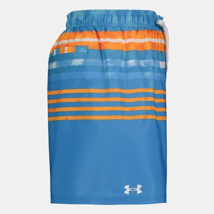 $62 Under Armour Men's Shore Break Volley Boardshort Swim Shorts-Blue-Small-New