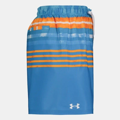 $62 Under Armour Men's Shore Break Volley Boardshort Swim Shorts-Blue-Small-New