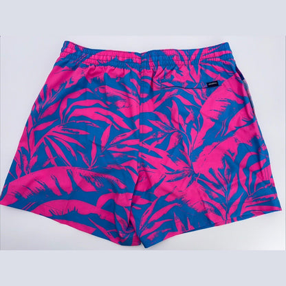 $70 Chubbies The Palm Springers 5.5" Inseam Swim Trunks-Pink/Blue-XLarge-New Tag