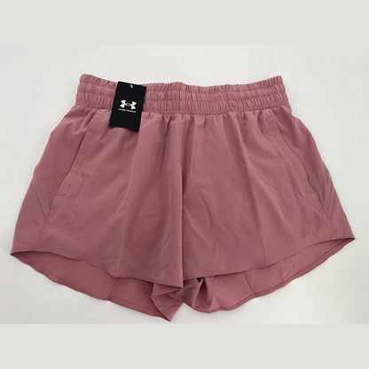 Under Armour UA Women’s 3" Woven Running Shorts - Pink Elixir-Medium-New Tag $40