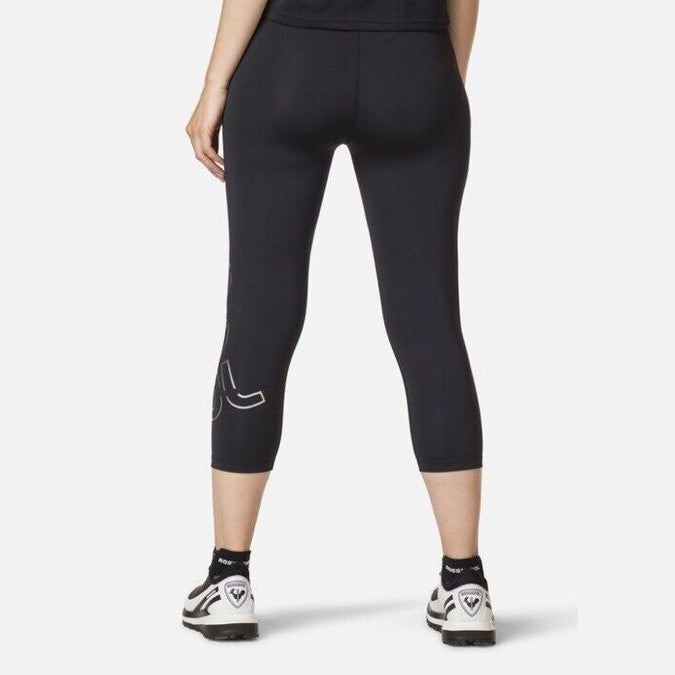 $95 Rossignol Women’s Stretch 3/4 Length Running Tights- Black- XLarge- New Tags