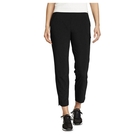 Eddie Bauer Women's Departure Ankle Pant - Black- XLarge - New Tag Retail $80