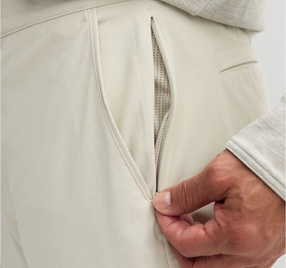 FLX Men’s Premium Stretch Chino Pants -Sand- 32W 32L