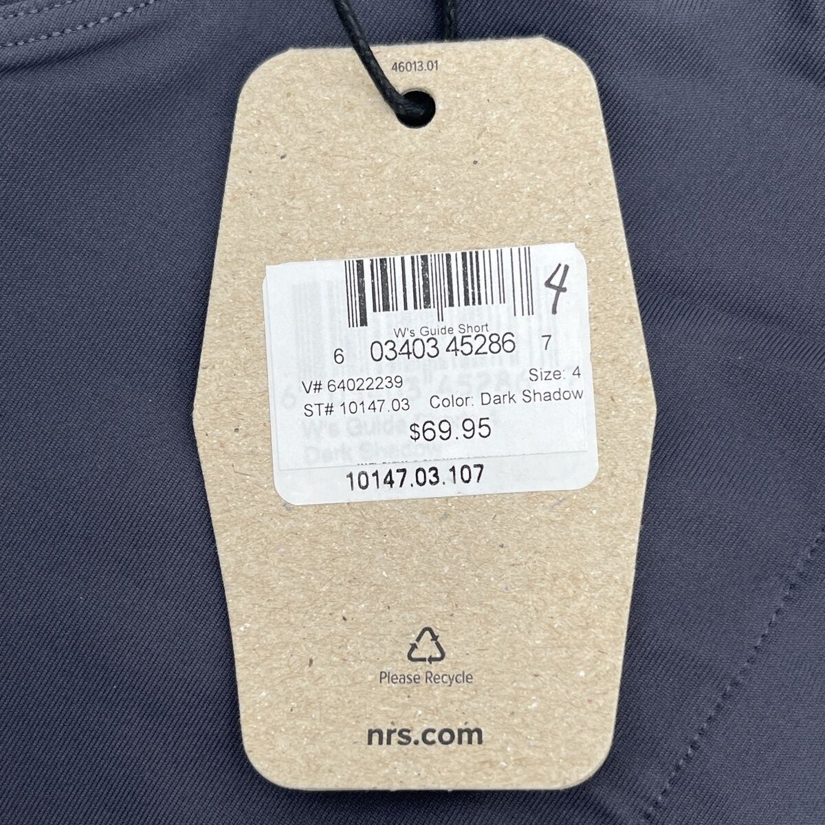$70 NRS Women’s Guide Shorts UPF Outdoor Nylon-Dark Shadow- Size: 4-New Arrival