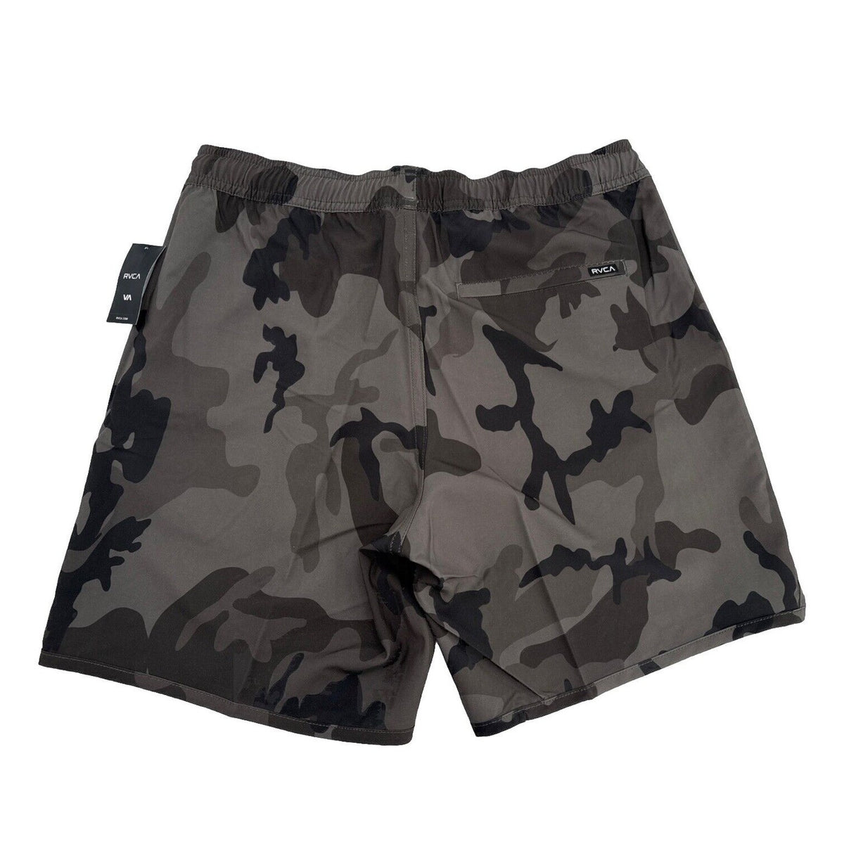 $66 RVCA Men’s Kevin Hybrid 17" Athletic Shorts- Camouflage - Small -New