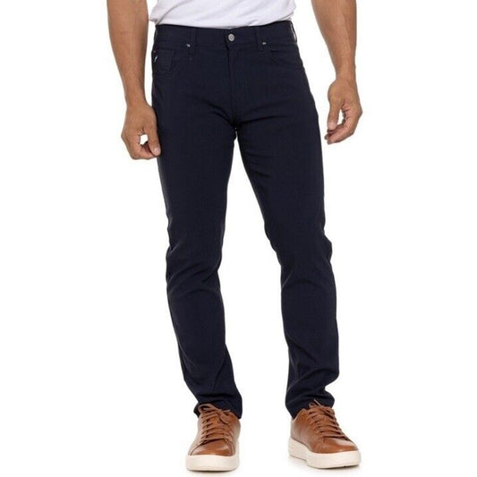$108 Tailor Vintage Men's Canaan Performance Tech Pants Slim Fit- Navy- 30W 30L
