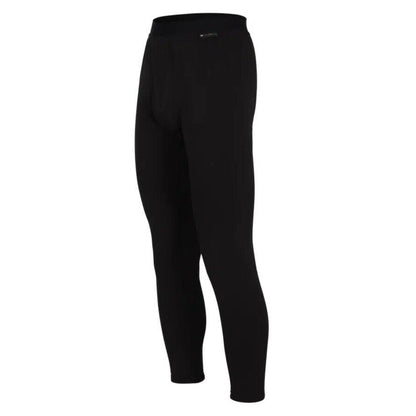 Obermeyer Men's Thermal Fleece Base Layer Bottoms 150 Ultrastretch-Black-Small