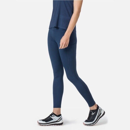 $95 Rossignol Women’s Stretch Full Length Running Tights- Navy- Large -New Tags