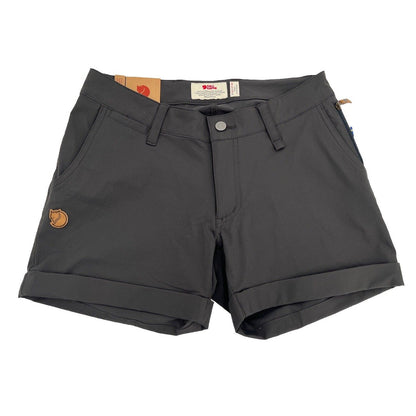 $90 FjallRaven Women’s Abisko Stretchy Trekking Shorts-Dark Grey-30/31” (EU40)