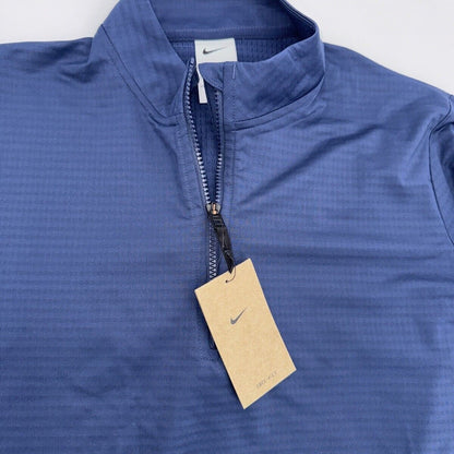 $75 Nike Victory Men's Dri-FIT 1/2-Zip Golf Top FD5837-Navy - Medium -New
