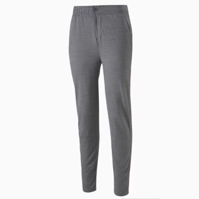 $90 Puma Men’s Cloudspun Grylbl performance golf pants-Quiet Shade Grey-Medium