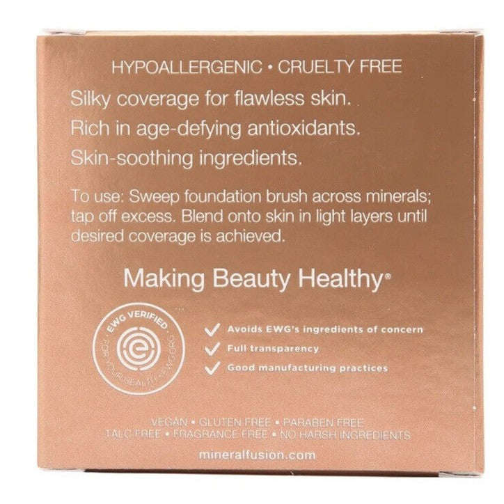 Mineral Fusion - Pressed Powder Foundation Deep 5 - Walnut - 0.32 oz.