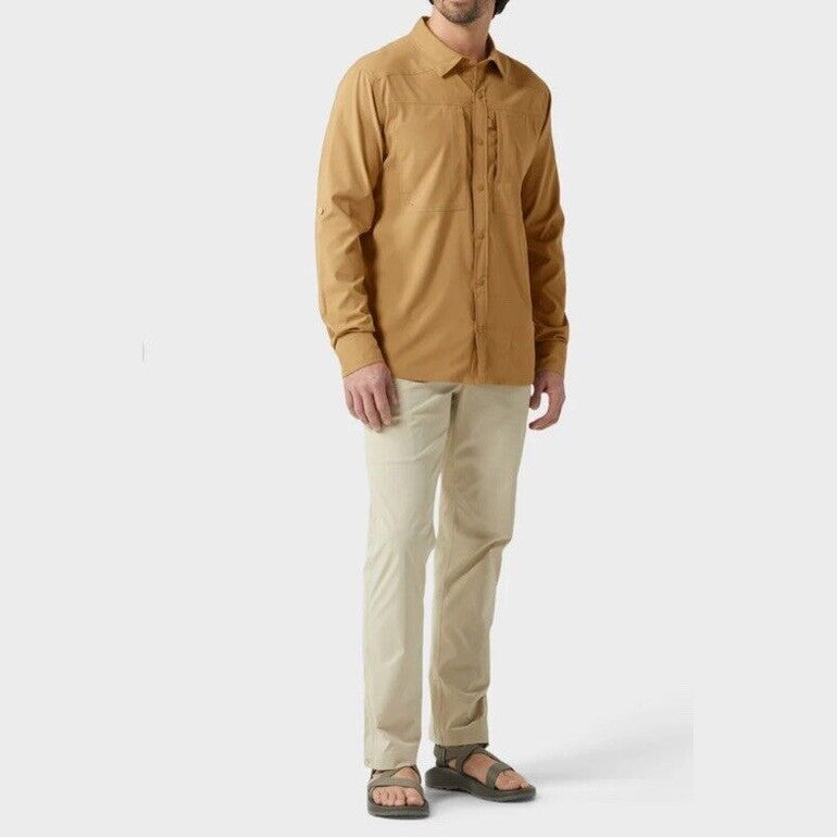 $120 Stio Men’s Hatcher Button Shirt Long Sleeve -Barren Butte -Medium-New