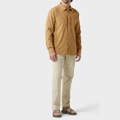 $120 Stio Men’s Hatcher Button Shirt Long Sleeve -Barren Butte -Medium-New