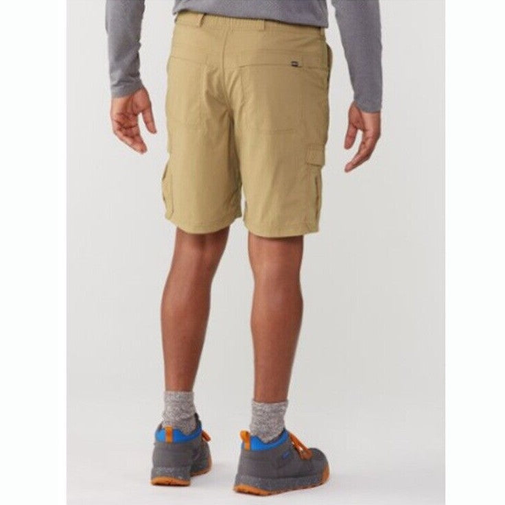 $60 Rei Men’s  Sahara Cargo Shorts Belted Hiking Outdoor-Burlap Beige-30W- New