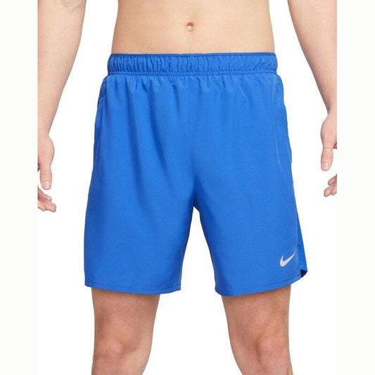 Nike Men's Dri-FIT Challenger 9” Brief-Lined Versatile Shorts- Blue - Large-New