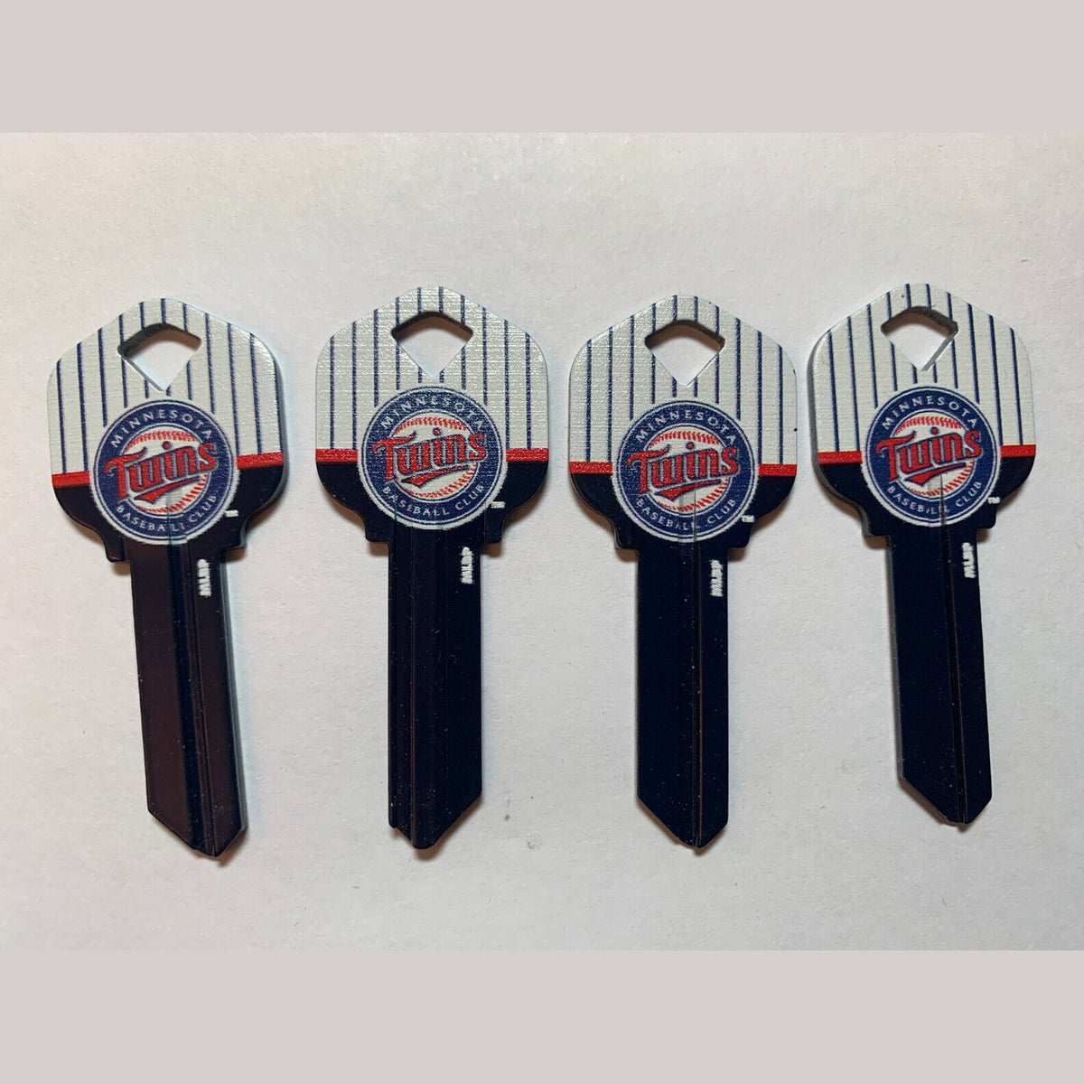 Lot 4 Blank Keys House or Office Blank KW1 - Minnesota Twins Baseball