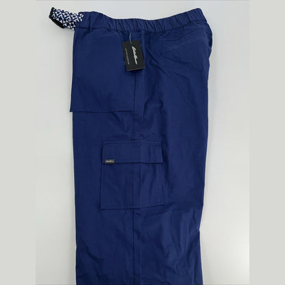 $80 Eddie Bauer Women’s Mason Belted Everyday/Campin Pants-Twlt Blue-Medium-New