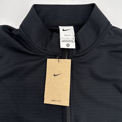 $75 Nike Victory Men's Dri-FIT 1/2-Zip Golf Top FD5837- Black - Small -New Tag