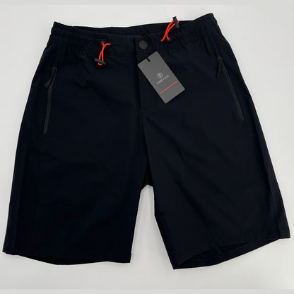 $200 Bogner Fire + Ice Black/orange Trim Roberta Hiking Shorts-Size: 4 XS-New