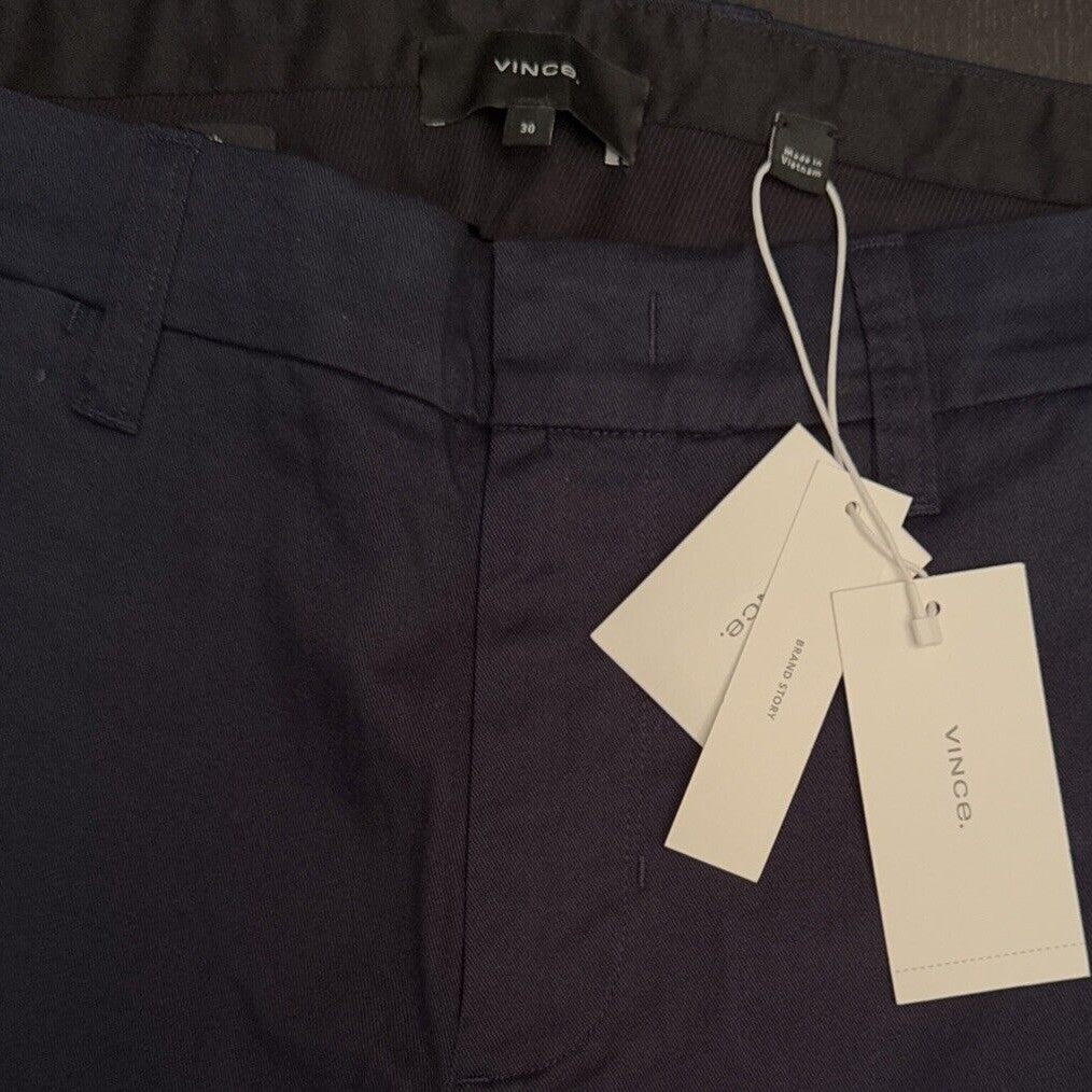 $225 Vince Men’s Griffith Slim Fit Chino Pants - Coastal Navy- 30W 30L - New