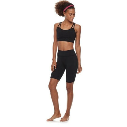 Gaiam Women’s OM Yoga Shorts - Black- Medium - NWT $35