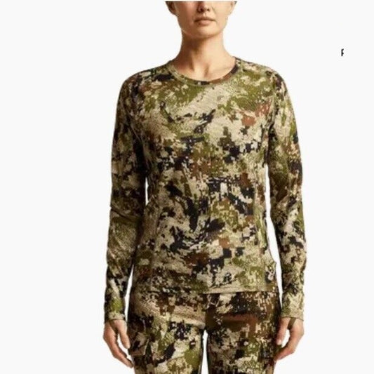 Sitka Women's Core Mid Wt Crew - LS Optifade Subalpine 10078-SA-Large-New Tags
