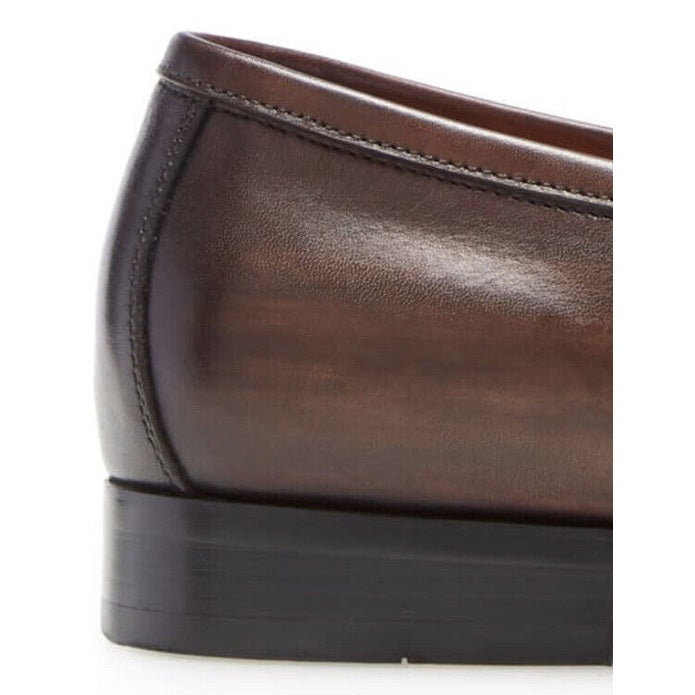 Ike Behar Trey Leather Loafers, Men's Size 8.5M- Brown NEW MSRP $450