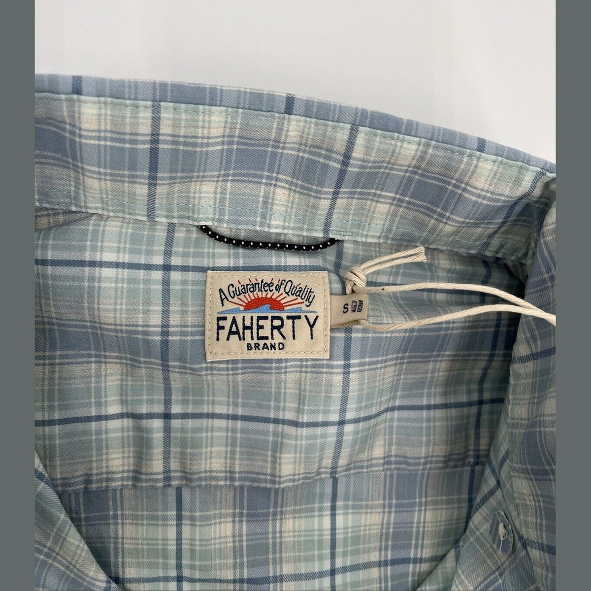 $158 Faherty Men’s the Movement Plaid Shirt - Beach Cove Plaid-Small- New Tags