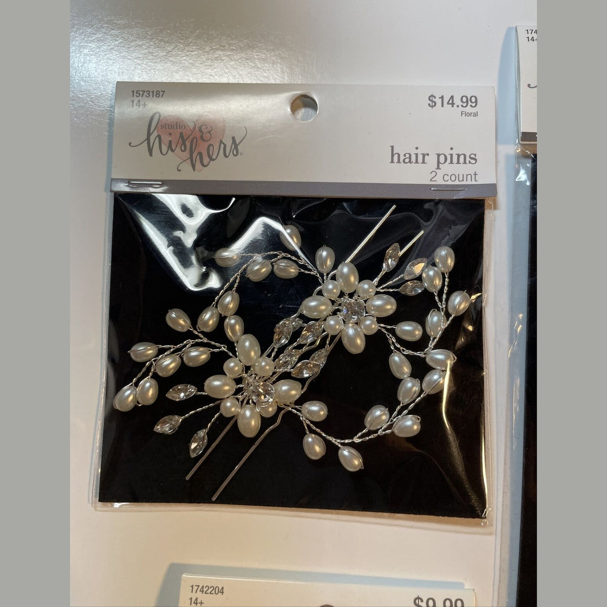 Combo Lot 3 PCs Studio His & Hers WEDDING: EARRING SET - HAIR COMB - Head Band