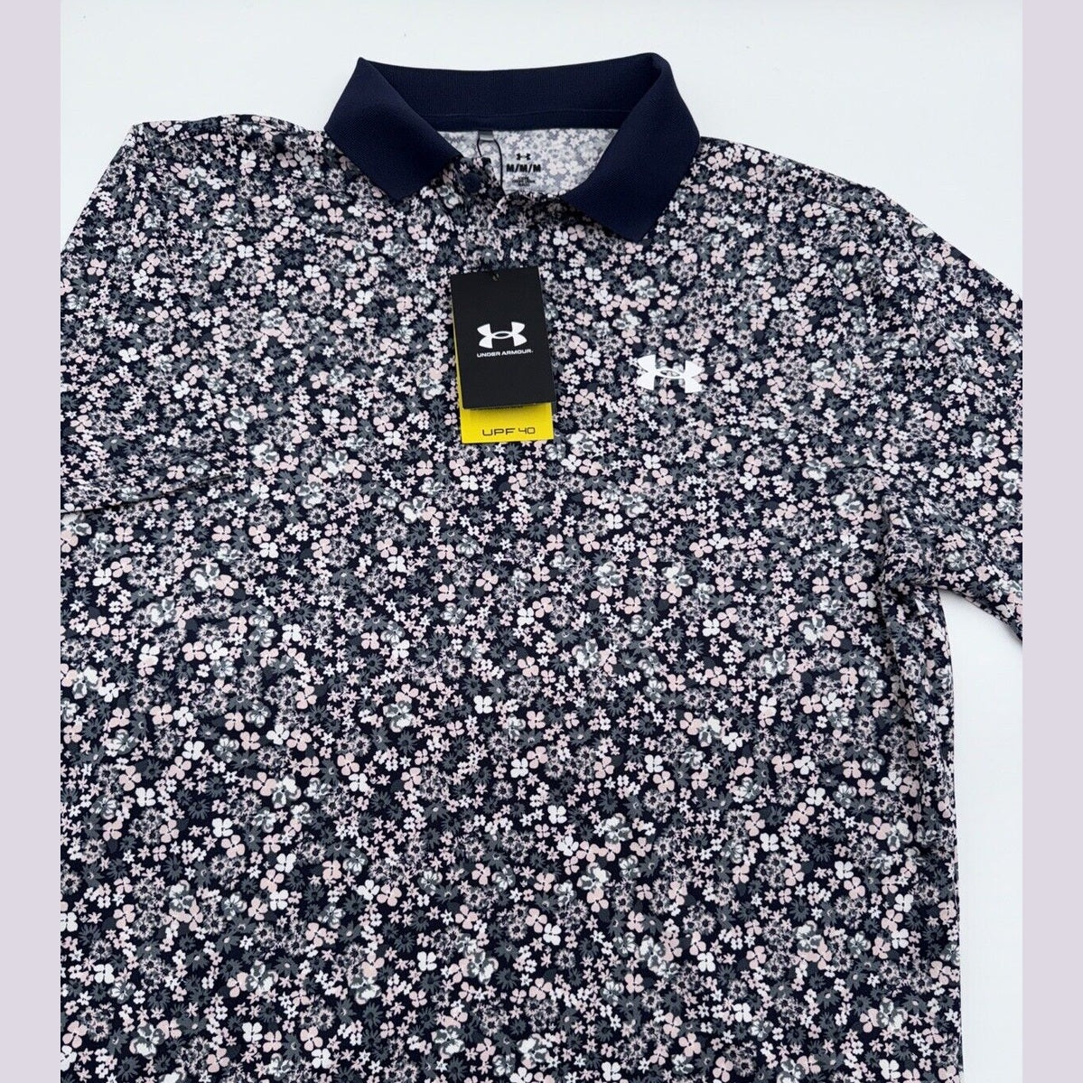 $60 Under Armour Men's UA Matchplay Polo Shirt-Down Pour- Size: Medium - New Tag