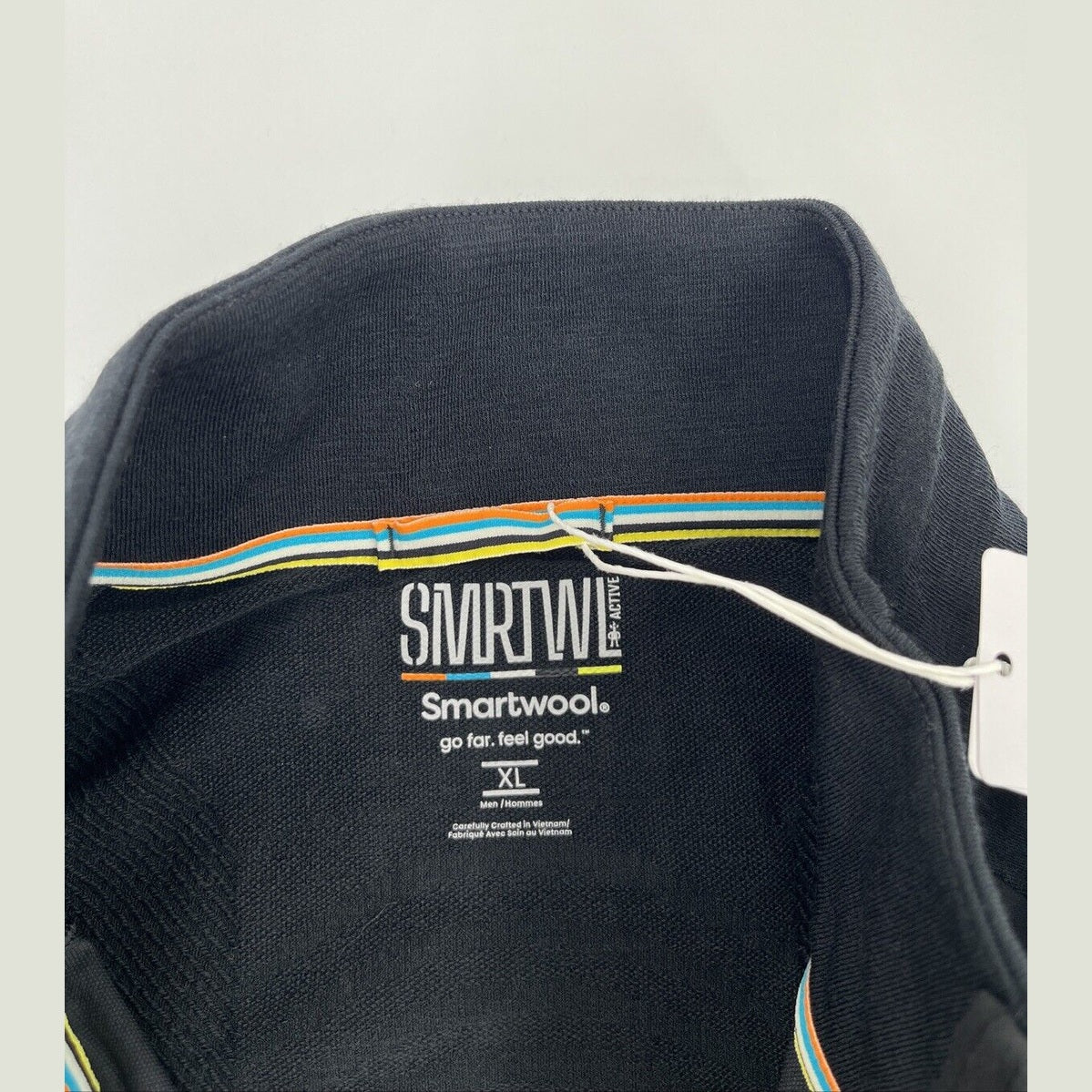 $220 Smartwool Men’s Intraknit Active Full Zip Jacket Merino - Black - XLarge