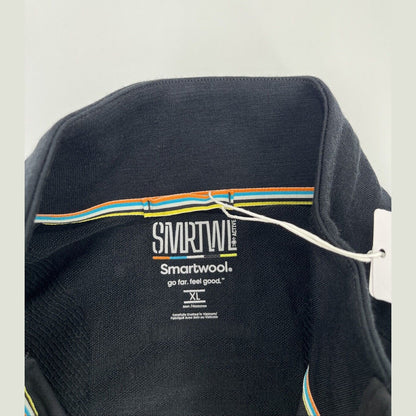 $220 Smartwool Men’s Intraknit Active Full Zip Jacket Merino - Black - XLarge
