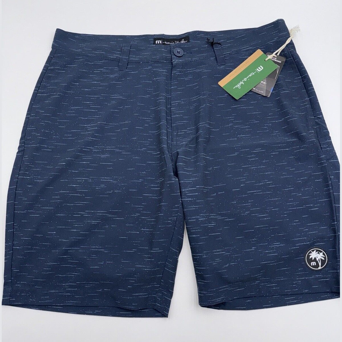 $89 Travis Mathew Men’s Solo Trip 9” Shorts - Dress Blues - 34W - NWT